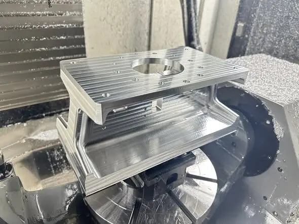 Large aluminum structural CNC component